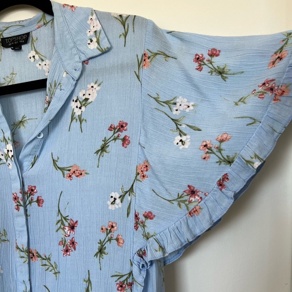 Topshop crop button up - Picture 3 of 3